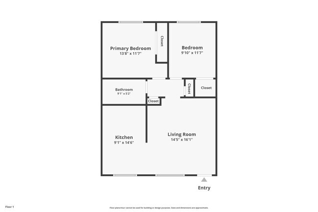 2 Bedroom L9 floor plan